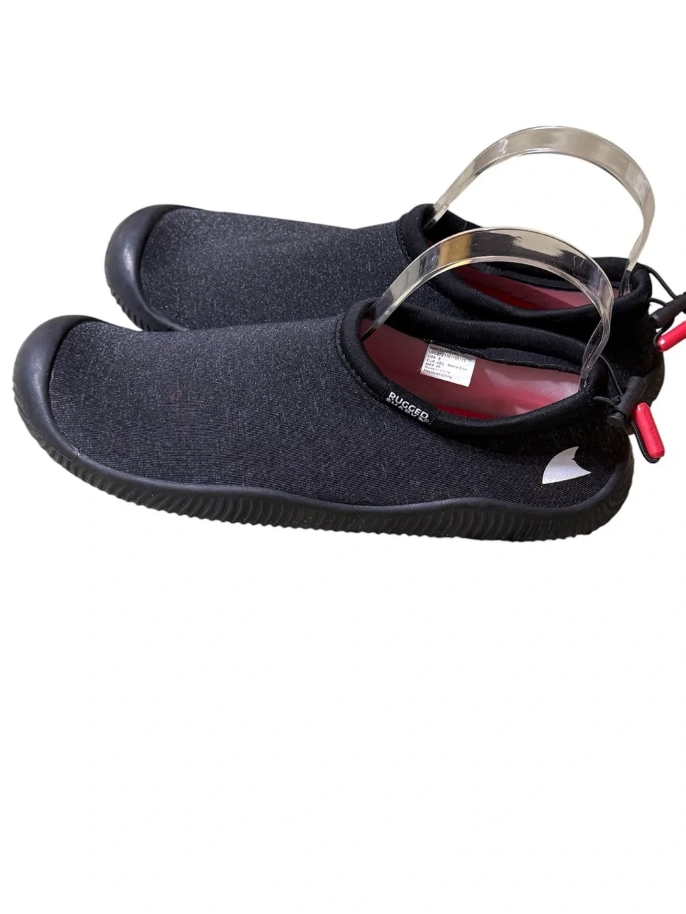 Rugged Shark Mens Riptide Water Shoes Watermocs Traction Soles Comfort Size 8